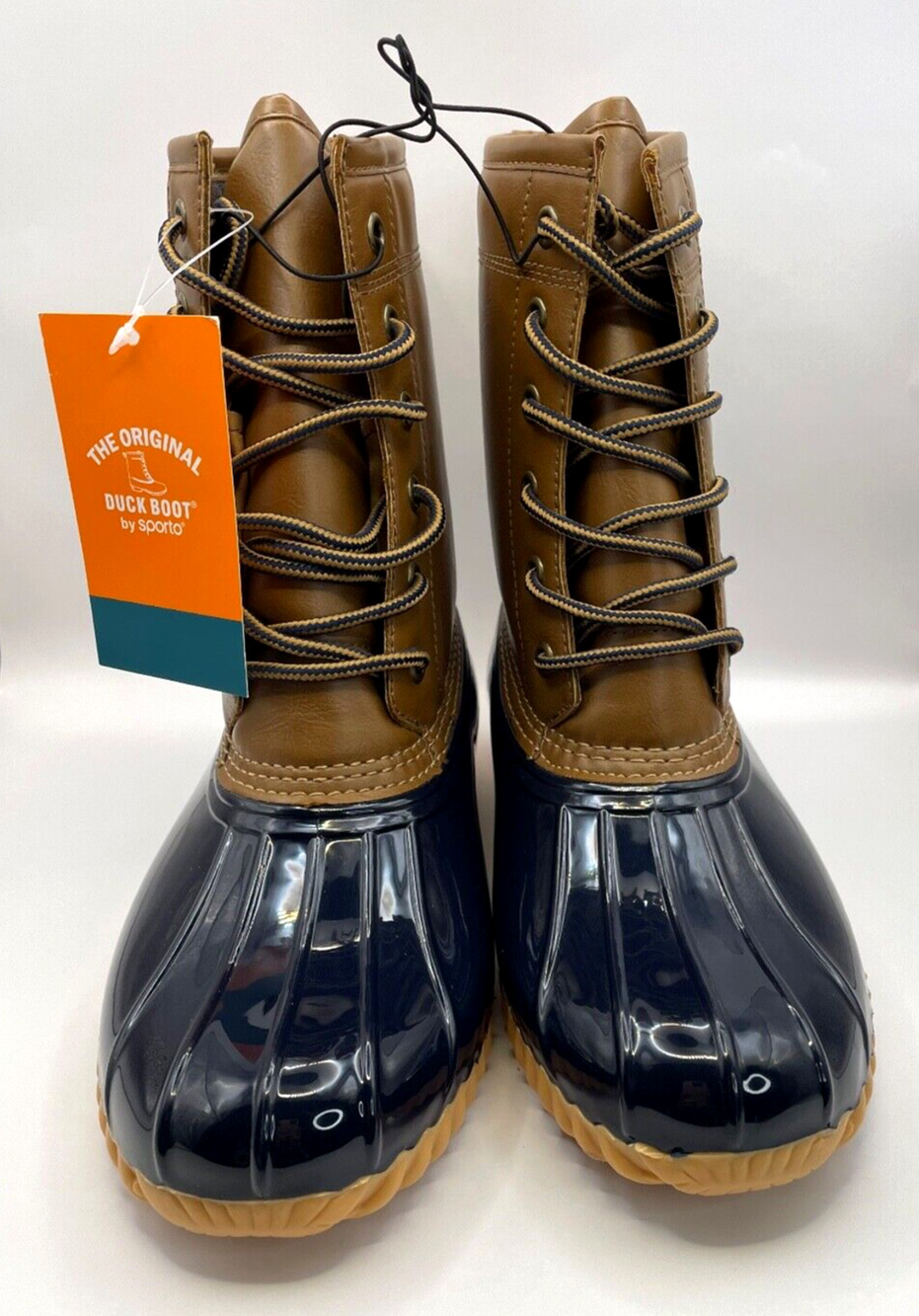 Original Sporto Duck Boot Flannel Lined Mid-Calf Rain/Snow Boot Sz 6.5M NEW